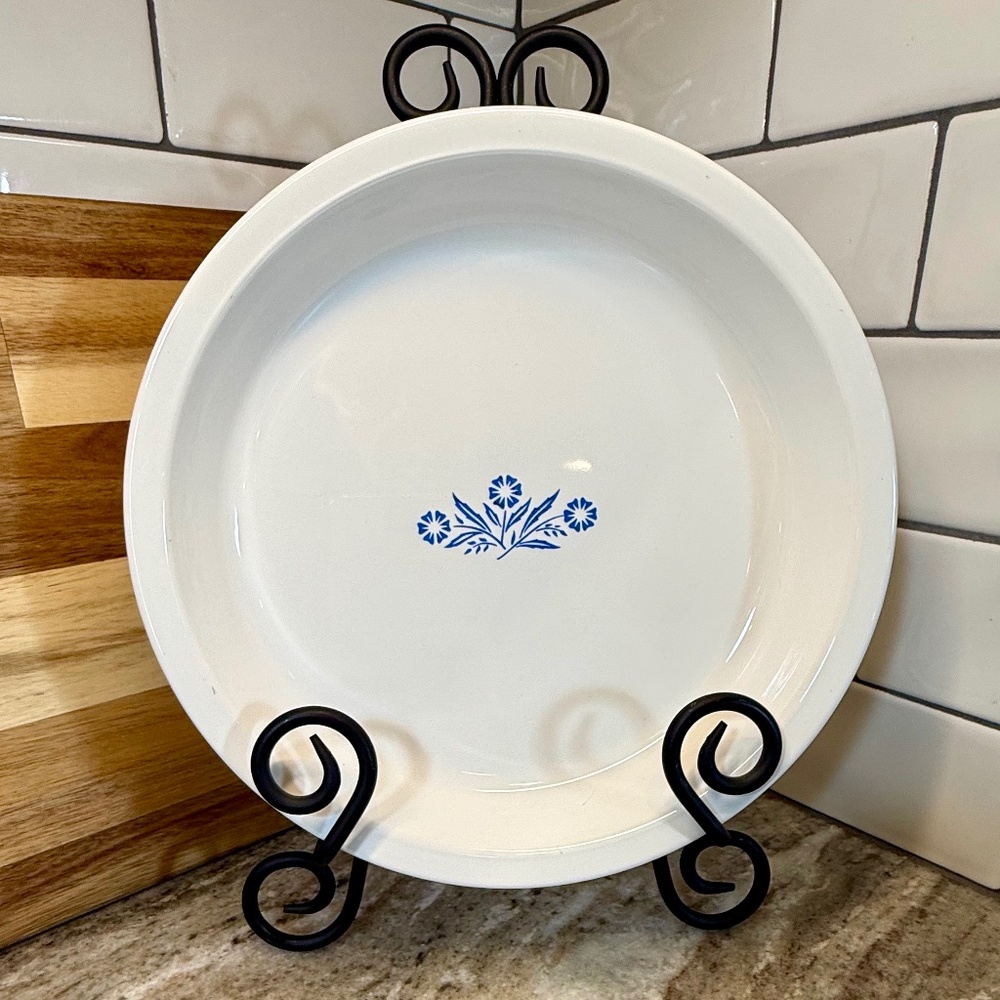 🥧 Vintage Corning Ware Cornflower Blue Pie Plate Dish • P‑309 💙